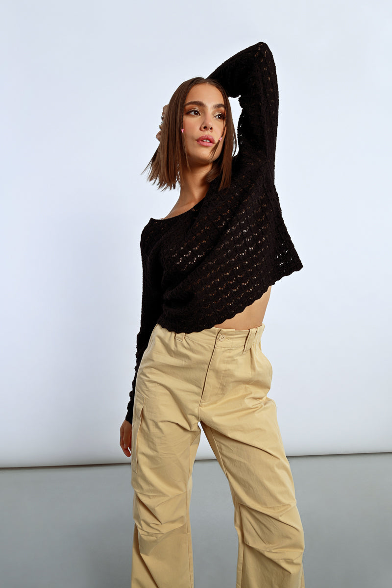 MOLLY BRACKEN - Crochet Sweater
sweater, light sweater, spring sweater, summer sweater, jumper, spring jumper, summer jumper, light jumper, outerwear, crochet, 