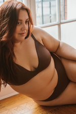 HUHA - Triangle Bralette
bralette, bra, no wire, wirefree, huha, healthy undies, underwear, no toxins, all natural, natural, natural fabric, zinc fabric, zinc undies, bras,