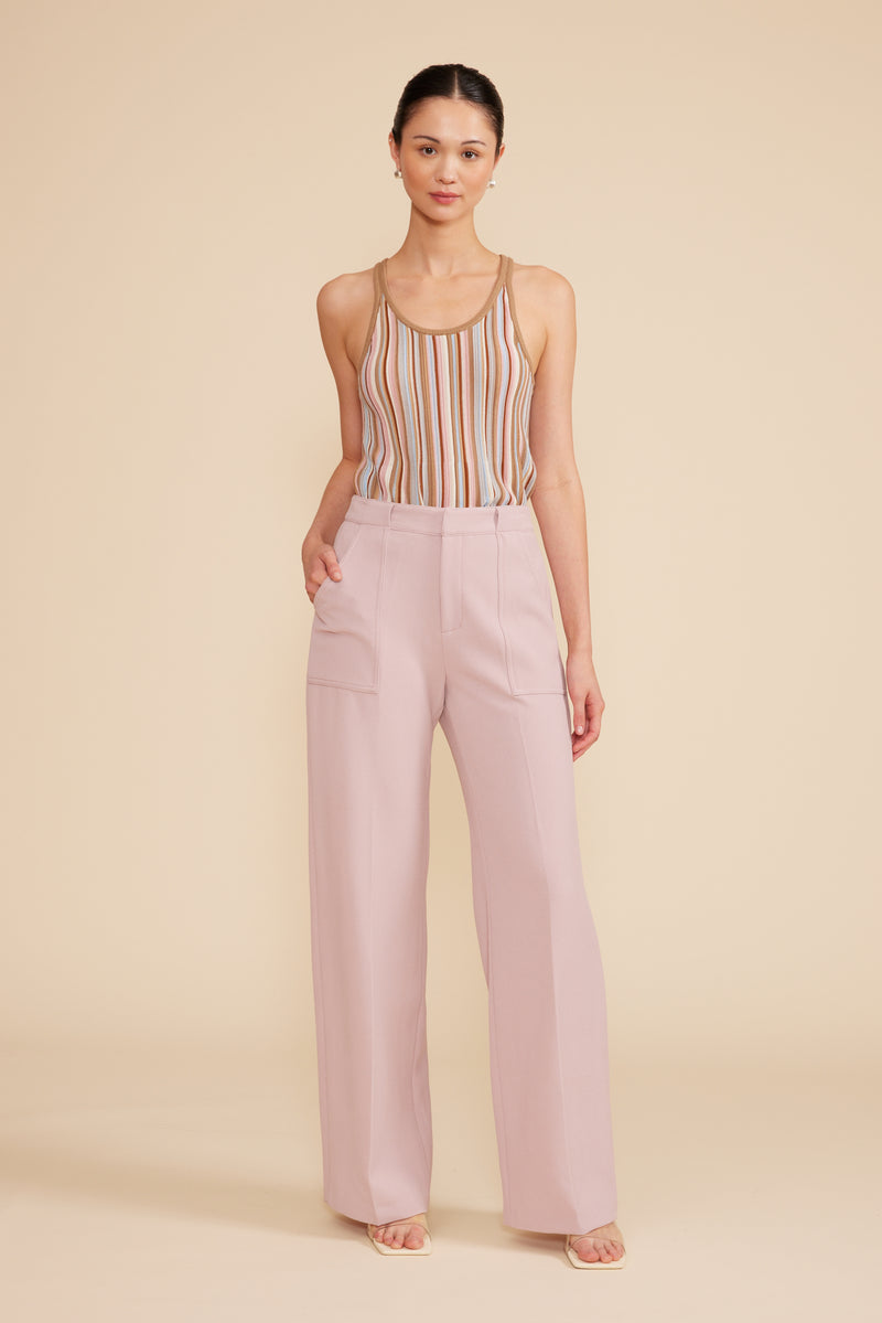 Lucy Paris - Tara Pant
lucy paris, pink pants, baby pink, baby pink pants, light pink, light pink pants, office casual, office chic, smart casual, work clothes, work pants, fun pants, fun work pants, business casual