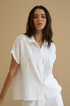 MUS & BOMBON - Whitsun Shirt
linen top, linen shirt, button up, linen button up, linen button up shirt, linen button up top, short sleeve, short sleeve top, short sleeve shirt, short sleeve linen, short sleeve linen top, short sleeve linen shirt, summer top, summer shirt, light shirt, light top, japanese sleeves, vacation wear, vacation top, vacation shirt, holiday top, holiday shirt