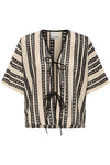 ICHI - Winnia Kimono
kimono, kimono top, top, shirt, tie up top, tie up shirt, tie up kimono, jacket, coat, kimono shirt, kimono jacket, kimono coat, outerwear, completer