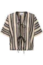 ICHI - Winnia Kimono
kimono, kimono top, top, shirt, tie up top, tie up shirt, tie up kimono, jacket, coat, kimono shirt, kimono jacket, kimono coat, outerwear, completer