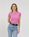 Ribbed Fitted T-Shirt