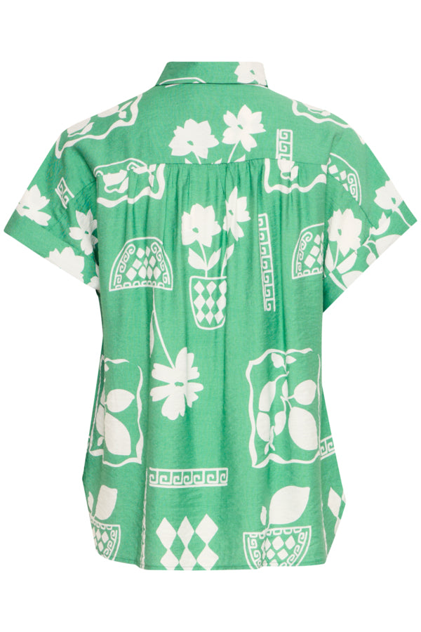 ICHI - Yetta Shirt
shirt, button up, short sleeve, short sleeve button up, short sleeve shirt, button up top, button up shirt, short sleeve top, print, printed top, printed shirt, printed button up, summer top, summer shirt, summer button up, coord, co-ord, set, coord set, co-ord set, coordinating set
