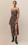 Cielo Leopard Midi Dress