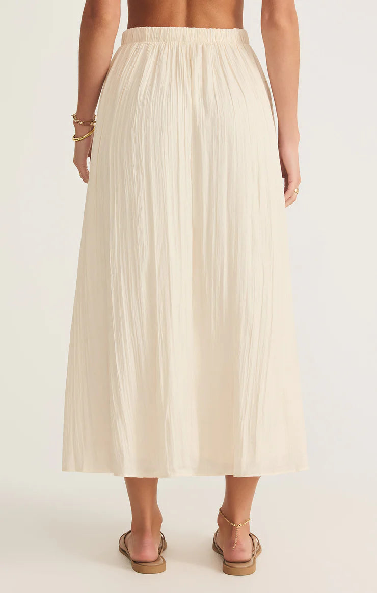 Nicoline Crinkle Midi Skirt