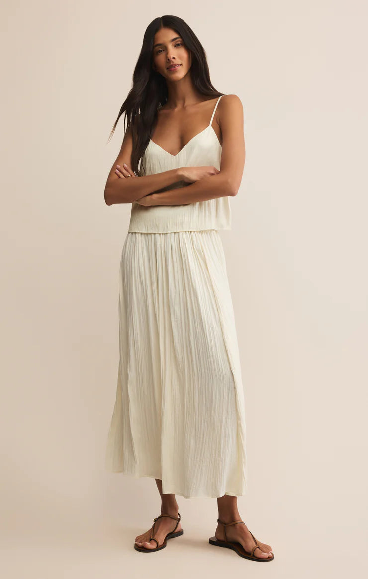 Nicoline Crinkle Midi Skirt