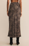 Person wearing a leopard print skirt on a beige background
Izabel Leopard Skirt