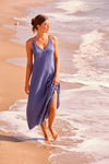 V Neck Shell Strap Dress