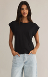 Z SUPPLY - Camino Tee
black casual top, casual top, top, tee, casual tee, casual tee shirt, tee shirt, black tee shirt, comfortable shirt, comfortable top, basic, basics, everyday wear