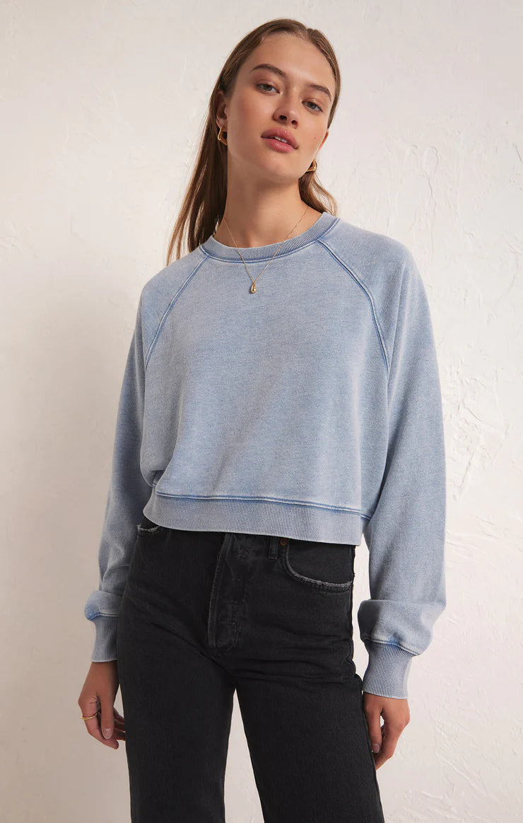 Z Supply - Crop Out Knit Sweatshirt