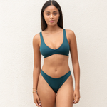 LEFT ON FRIDAY - Plunge Top
swim, swimwear, swimmers, resort, vacation, vacation wear, resort wear, canadian owned, women owned, bikini, bikini top