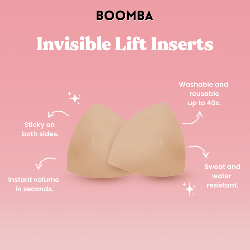 Invisible Lift Inserts: Beige / Medium (fits D to E)