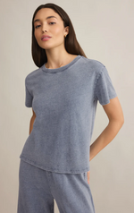 Z SUPPLY - Go To Tee
relaxed top, casual top, tee shirt, tee, shirt, casual shirt, casual tee, relaxed tee, courtenay, casual wear, comfort, comfort wear, home wear, vacation wear, holiday wear, jersey denim, jersey top, denim top, soft denim