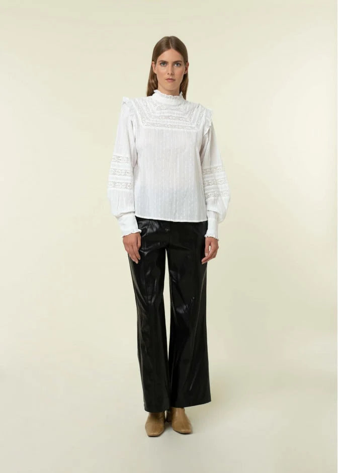 Nella Pleather Trousers