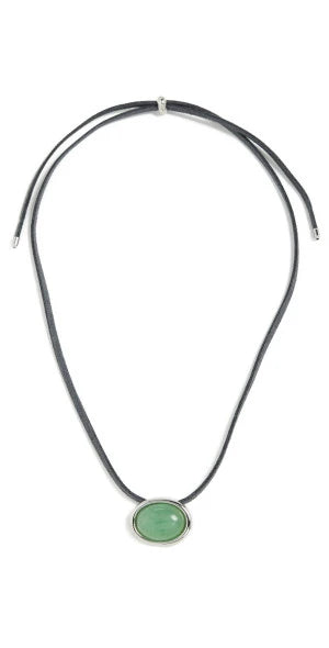Sunset Stone Cord Necklace