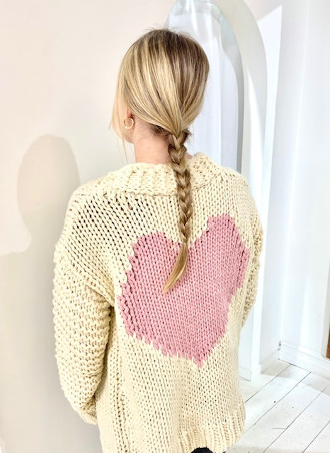 Sadie & Sage Heart You Handknit Cardigan