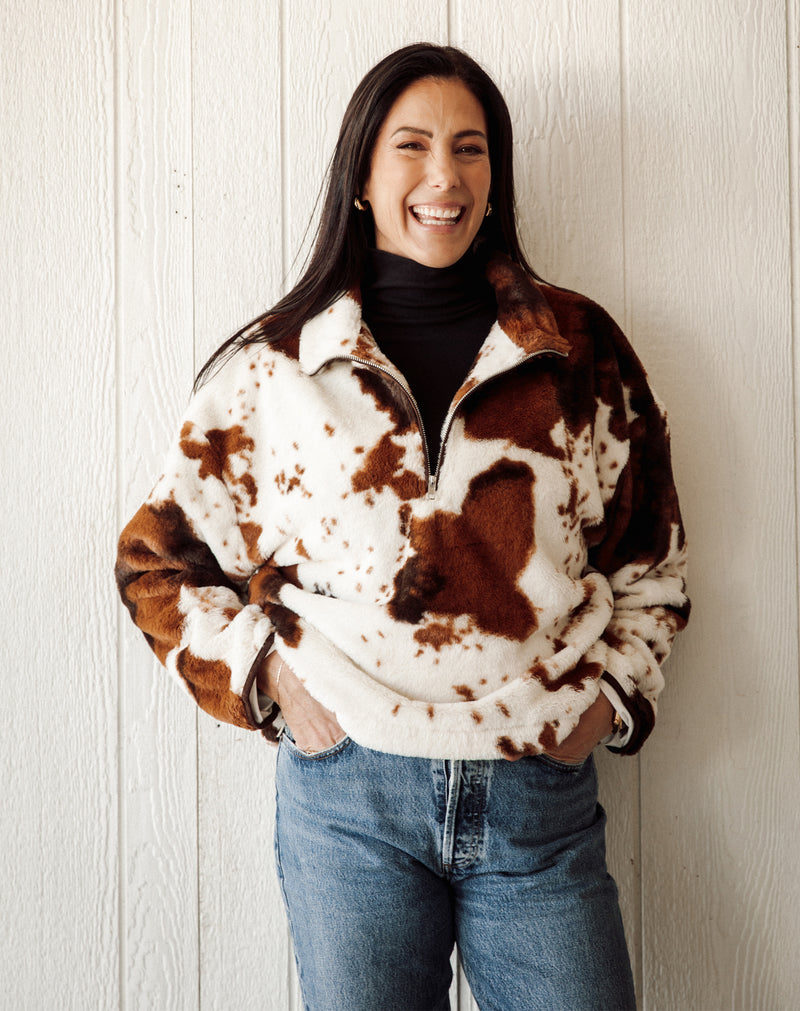 Cowhide 1/2 Zip