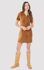 Morrison Zip Front Mini Dress