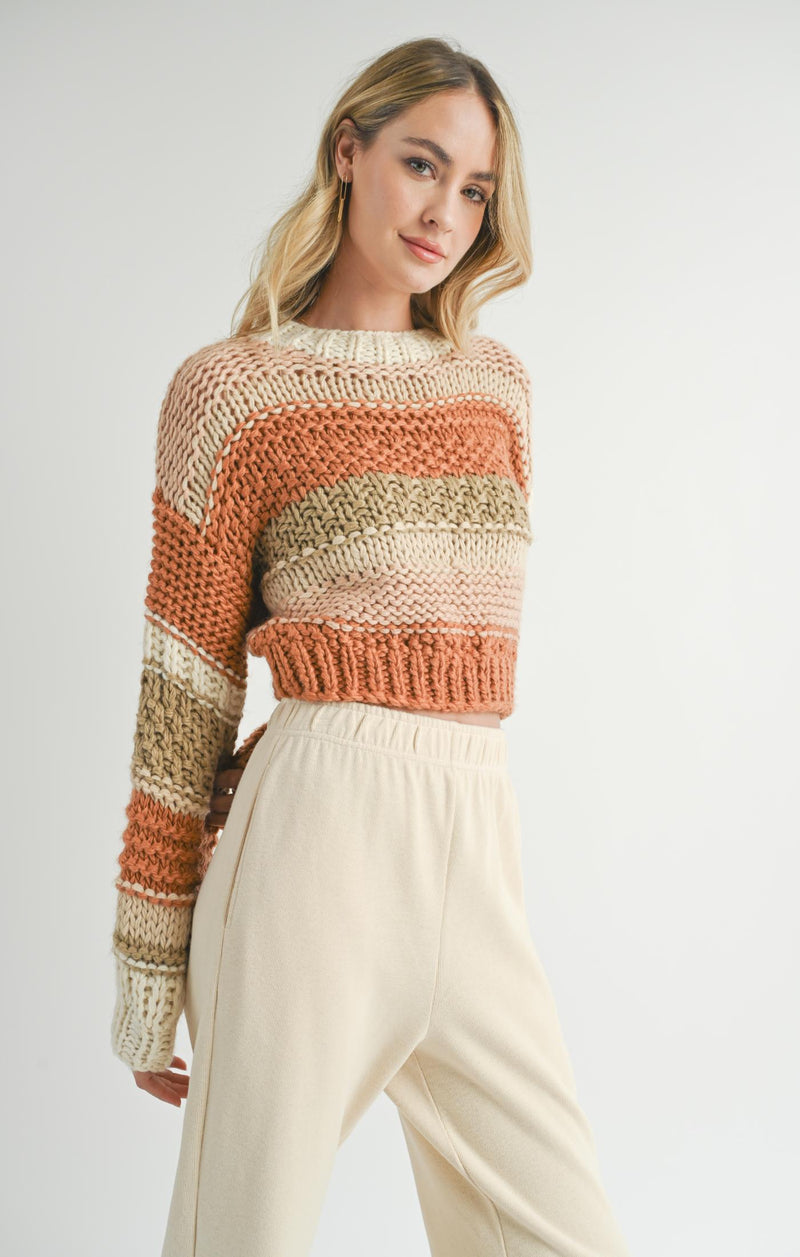 Butter Pecan Chunky Sweater