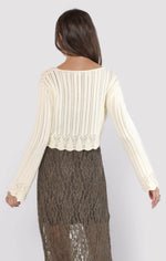Chamomile Front Tie Cardigan