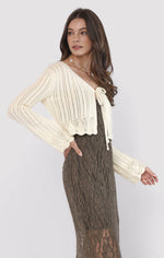 Chamomile Front Tie Cardigan