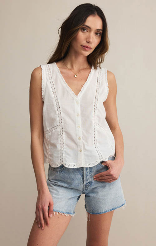 Tomi Embroidered Tank