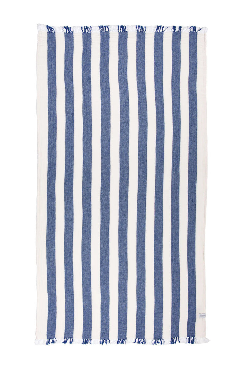 The Banks Muslin Gauze Stripe Towel