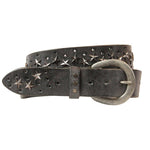 STAR Curved Handmade Leather Belt
