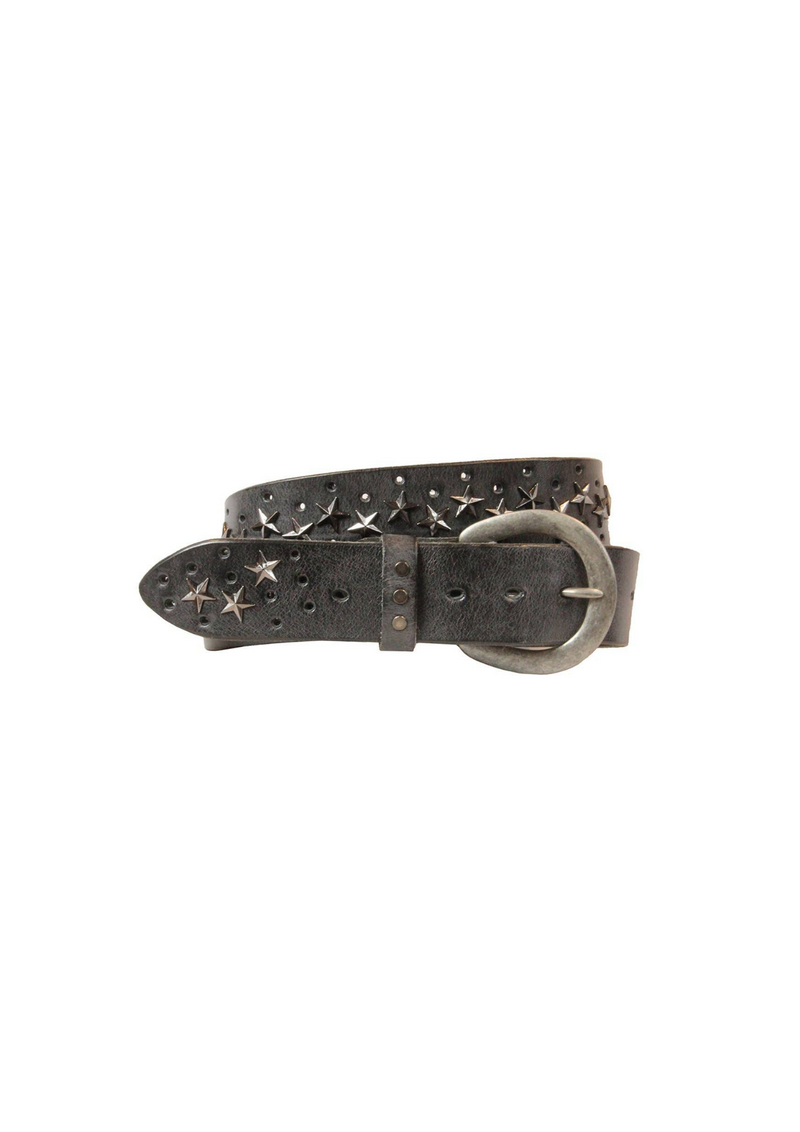 STAR Curved Handmade Leather Belt