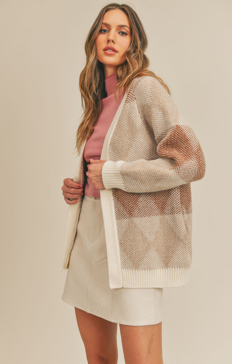 Sadie & Sage - Rowan Argyle Sweater