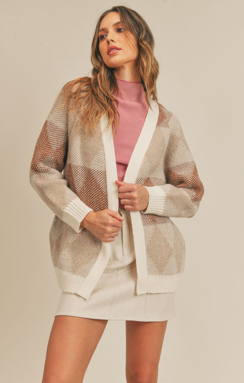 Sadie & Sage - Rowan Argyle Sweater