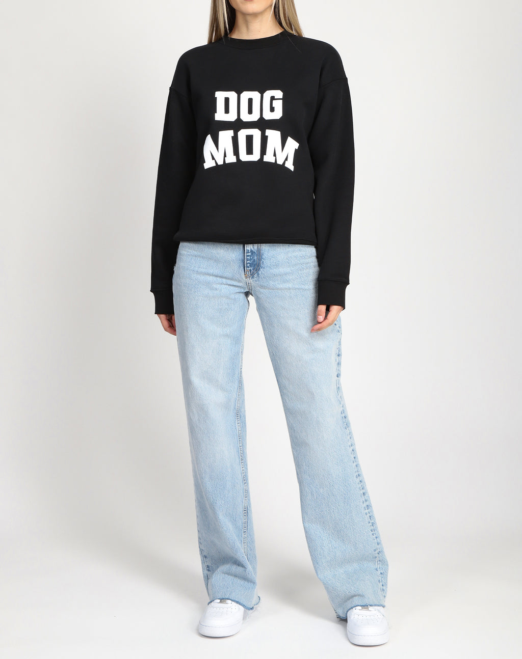 Brunette The Label - Dog Mom Classic Crew