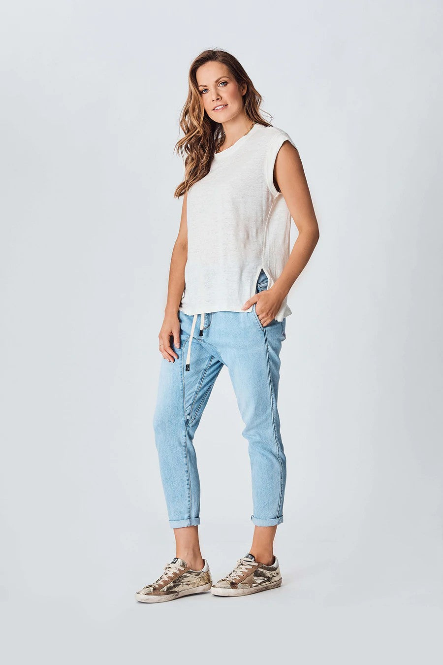 The Drop Crotch Stretch Jean