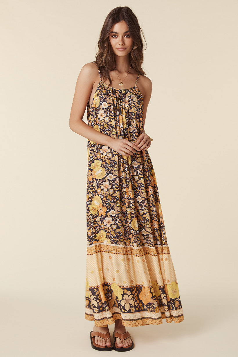 Spell - Hibiscus Lane Strappy Maxi Dress