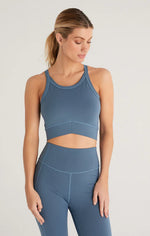 Pulse Rib Hi-Neck Sports Bra