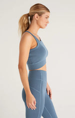 Pulse Rib Hi-Neck Sports Bra