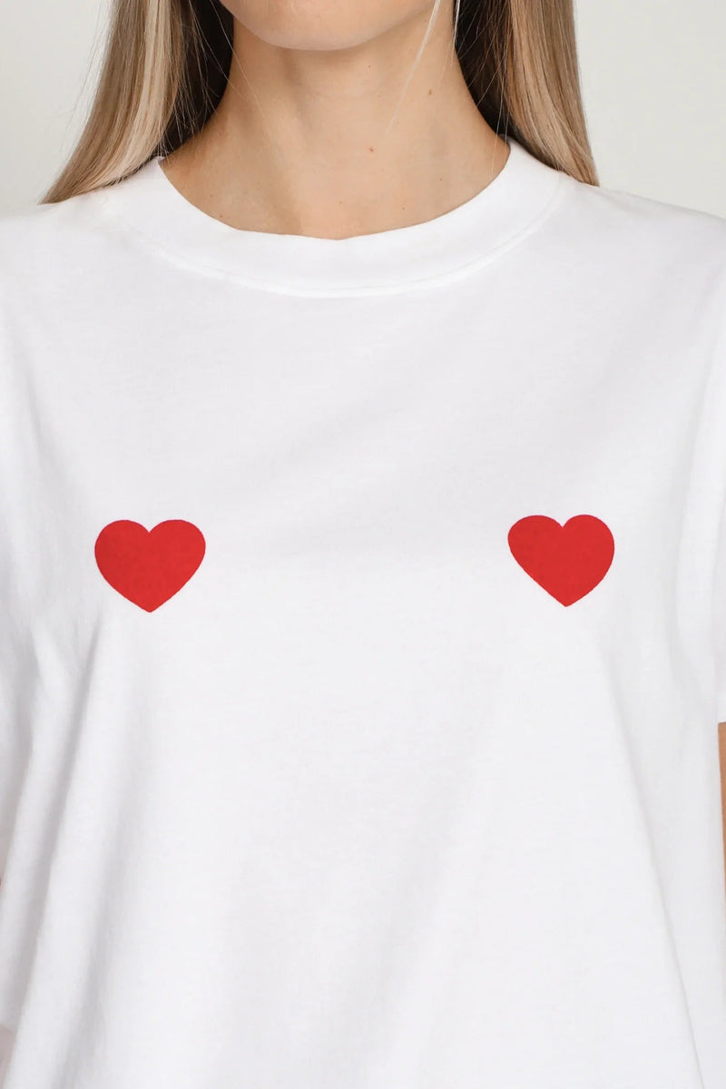 Double Heart Classic Tee