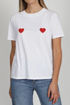 Double Heart Classic Tee